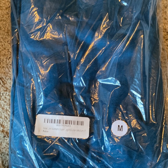 NIP🆕ISSAC LIEV: Teal Long sleeve Lightweight Cardigan Duster: Size M - Picture 2 of 2